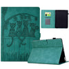 For Amazon Kindle Paperwhite 12th Gen 2024 Cats Embossed Leather Smart Tablet Case(Light Blue)