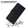 For Asus Zenfone 9 Geometric Embossed Flip Leather Phone Case(Black)