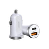 JOYROOM C-A08 30W Mini PD+QC3.0 Dual-port Smart Car Charger (White)