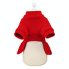 Red Dog Skirt, Small, Warm Fleece, Bichon, Pomeranian