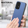 For Samsung Galaxy A53 5G Twill Fabric Leather Skin Back Phone Case(Blue)