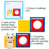 Children Puzzle Creative Assembling Building Blocks Cat Magic Box Baby Early Education Board Game Toys