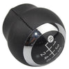 For Toyota Corolla 2007-2013 Car Gear Lever Hand Ball Leather Gear Shift Knob, Style:6 Speed