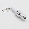 2 PCS Casual LED Key Chain Spark Plug Key Chain Keychain Car Parts Keyring Car Styling Accessories Decoration