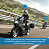 BT-S3 Motorcycle Helmet Bluetooth Headset Motorcycle Intercom Bluetooth Headset, Specification:With EU Plug Charger(Black)