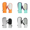 FLYING TERN 307 Outdoor Sports Fleece Waterproof Wear-resistant Children Gloves(White)