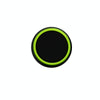 10 PCS Gamepad Silicone Luminous Button Cap Rocker Cap For PS5/PS4/PS3/ONE/360/PRO/series X/S(Black Green Circle)