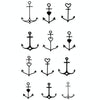 10 PCS Classic Black  Waterproof Temporary Tattoo Sticker(HC277)
