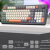 XUNSVFOX K94 Wireless Bluetooth Dual Mode Mechanical Keyboard Gaming Office Laptop Keyboard(Shimmer)