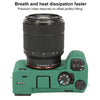 For Sony ILCE-7CM2 / A7C II / A7CR Litchi Texture Soft Silicone Protective Case(Green)