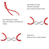 Red String S925 Sterling Silver Bracelet Fashion Bracelet for Girls