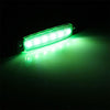 4 PCS 12V 6 SMD Auto Car Bus Truck Wagons External Side Marker Lights LED Trailer Indicator Light Rear Side Lamp(Green)