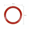 Aluminium Alloy Steering Wheel Decoration Ring Cover Sticker for BMW(Gold)