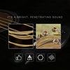 1 Set Folk Guitar Brass Strings Acoustic Guitar Set Strings 1-6(Red Packing 012)
