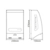 Automatic Induction Hand Washing Disinfection Acohol Sprayer(AU  Plug)