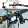 BG-3106 Bicycle Lamp USB Charging Mountain Bike Night Rider Light(White)
