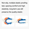 Shampoo Earmuffs Silicon Infant Wash Bath Cap Child Washing Hat(Orange)