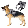 Grey Dog Backpack Harness with Handle - Medium
