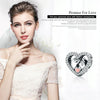 Heart-shaped Diamond-set 925 Sterling Silver Accessories