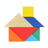 Baby Toy Fine Wooden Jigsaw Puzzle Small Size Tangram, Size: 11*11cm