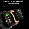 K13 1.14 inch Silicone Band Earphone Detachable Smart Watch Support Bluetooth Call(Black Silver)