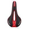 YAFEE YF-1018 Mountain Bike Saddle Bicycle Riding Saddle Bicycle Saddle(Black Red)