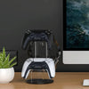 Acrylic Game Controller Display Stand Headphone Hanger(Black-Round Bottom)