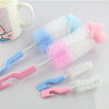 2 Sets Baby Nipple Milk Bottle Cup 360 Degree Sponge Cleaner Pacifier Brush, Random Color Delivery
