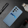 For Samsung Galaxy S21 Ultra 5G Card Slot Design Shockproof TPU Protective Case(Gray)