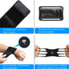 Four Claws Wide Removable Swivel Arm Wrist Strap Cell Phone Bag Sports Arm Bag For 4.5-7 inch Phone(Gray)