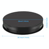 PULUZ 30cm Adjusting Speed Rotating Turntable Display Stand, Load 10-15kg, US Plug(Black)
