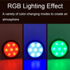 TL009-RGB Wireless Timer Dimming Night Lights Party RGB Atmosphere Lights with Remote Control(White)