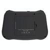 MT08 2.4GHz Mini Wireless Air Mouse QWERTY Keyboard with Colorful Backlight & Touchpad & Multimedia Control for PC, TV(Black)