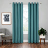 High-precision Curtain Shade Cloth Insulation Solid Curtain, Size:42x84 Inch107x213CM(Lake Blue)