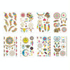2 PCS Fluorescent Bronzing Waterproof Tattoo Stickers(JYG-005)