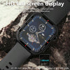 G96 1.85 inch HD Square Screen Rugged Smart Watch Support Bluetooth Calling/Heart Rate Monitoring/Blood Oxygen Monitoring(Grey)