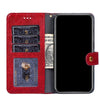 For ZTE Libero 5G Zipper Bag PU + TPU Horizontal Flip Leather Case with Holder & Card Slot & Wallet & Lanyard(Red)