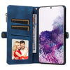 For Samsung Galaxy S20 Fantasy Multifunctional Zipper Wallet Leather Phone Case(Blue)