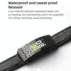 K50+ 0.96 inch Leather Band Earphone Detachable Life Waterproof Smart Watch Support Bluetooth Call(Black)