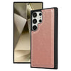For Samsung Galaxy S25 Ultra 5G Cowhide Texture Back Cover Phone Case(Rose Gold)