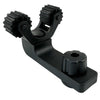 Canoe Paddle Fishing Rod Holder Rail Bracket, Specification: Adjustable Roller