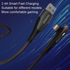 ROMOSS CB12C USB To 8 Pin Elbow With Light 2.4A Fast Charge Data Cable, Size: 1.2m(Black)