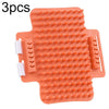 Cat Scratching & Massage Brush (Orange, 3pcs) - Furniture Leg Protector
