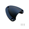 Marine Plastic Air Outlet Vents Water Outlet Cover Caps, Color: Large Black