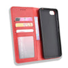 For Alcatel 1V (2019) without Fingerprint Hole Magnetic Buckle Retro Crazy Horse Texture Horizontal Flip Leather Case with Holder & Card Slots & Photo Frame(Red)
