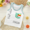Children Cotton Sleeveless Vest Crew Neck Summer Sports Style Tank Tops, Size: 80cm(Green Pocket)