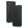 For ASUS ROG Phone 7 Carbon Fiber Texture Flip Leather Phone Case(Black)