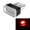 Universal PC Car USB LED Atmosphere Lights Emergency Lighting Decorative Lamp(Red Light)