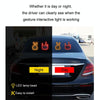 Car Interactive Finger Light Multi-function Warning Anti-rear Collision Light(OK)