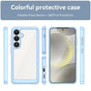 For Samsung Galaxy S25 5G Colorful Series Acrylic Hybrid TPU Phone Case(Blue)